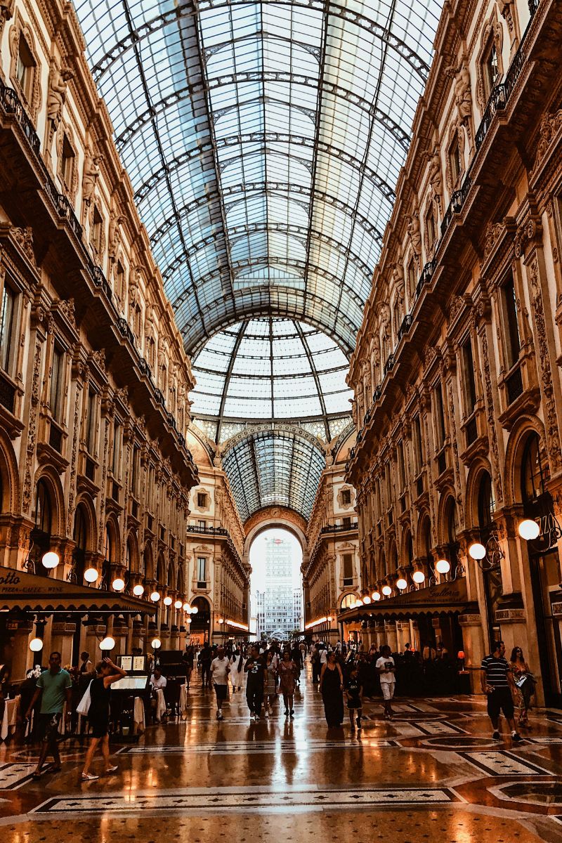 Vittorio Emanuele Galleries in Milan