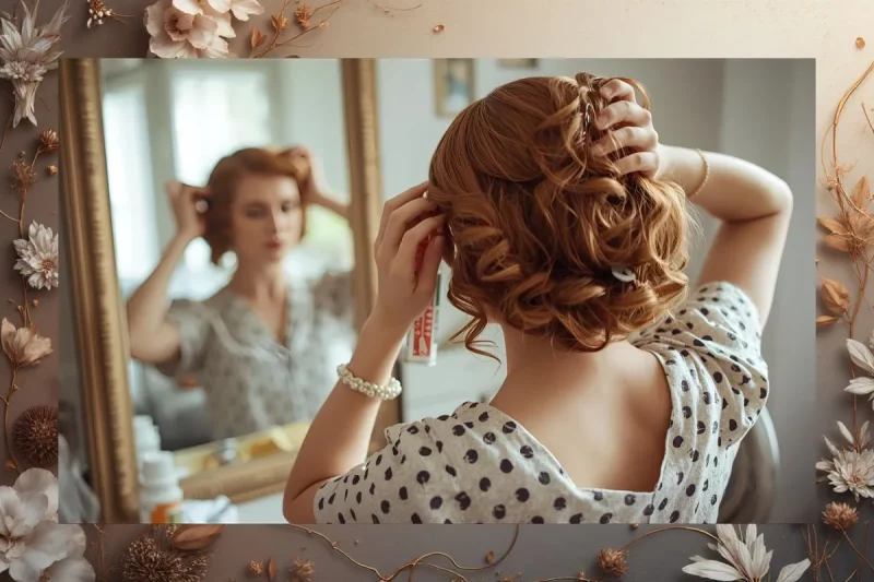 Idee de coafură vintage ușor de recreat acasă, inspirată din anii '40 și '50